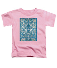 Rubino Blue Floral - Toddler T-Shirt Toddler T-Shirt Pixels Pink Small 
