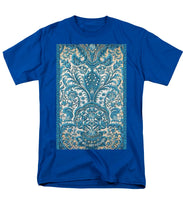 Rubino Blue Floral - Men's T-Shirt  (Regular Fit) Men's T-Shirt (Regular Fit) Pixels Royal Small 