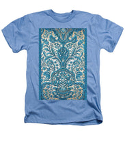 Rubino Blue Floral - Heathers T-Shirt Heathers T-Shirt Pixels Light Blue Small 