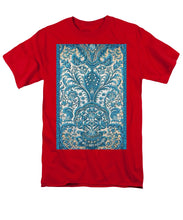 Rubino Blue Floral - Men's T-Shirt  (Regular Fit) Men's T-Shirt (Regular Fit) Pixels Red Small 