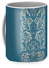 Rubino Blue Floral - Mug Mug Pixels Large (15 oz.)  