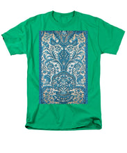 Rubino Blue Floral - Men's T-Shirt  (Regular Fit) Men's T-Shirt (Regular Fit) Pixels Kelly Green Small 