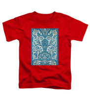 Rubino Blue Floral - Toddler T-Shirt Toddler T-Shirt Pixels Red Small 