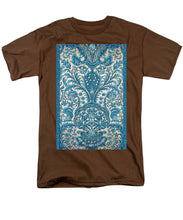 Rubino Blue Floral - Men's T-Shirt  (Regular Fit) Men's T-Shirt (Regular Fit) Pixels Coffee Small 