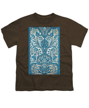 Rubino Blue Floral - Youth T-Shirt Youth T-Shirt Pixels Coffee Small 