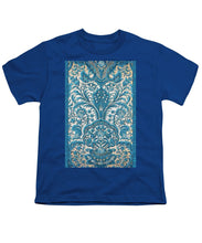 Rubino Blue Floral - Youth T-Shirt Youth T-Shirt Pixels Royal Small 