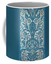 Rubino Blue Floral - Mug Mug Pixels Small (11 oz.)  