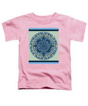 Rubino Blue Green Floral - Toddler T-Shirt Toddler T-Shirt Pixels Pink Small 