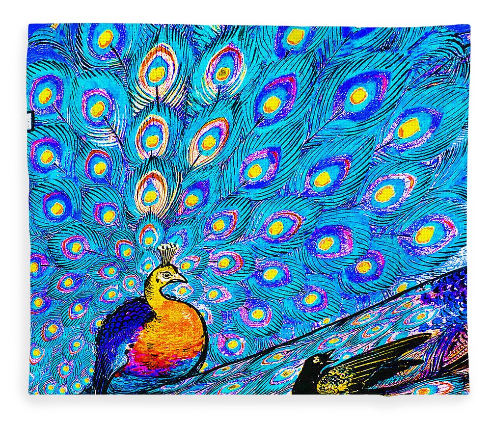 Blue Peacock                                 - Blanket