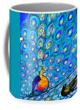 Blue Peacock                                 - Mug