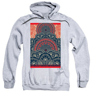 Rubino Blue Zen Namaste - Sweatshirt Sweatshirt Pixels Heather Small 