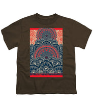 Rubino Blue Zen Namaste - Youth T-Shirt Youth T-Shirt Pixels Coffee Small 