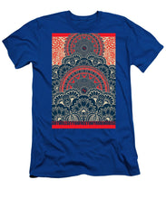 Rubino Blue Zen Namaste - Men's T-Shirt (Athletic Fit) Men's T-Shirt (Athletic Fit) Pixels Royal Small 