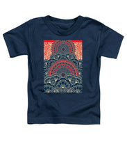 Rubino Blue Zen Namaste - Toddler T-Shirt Toddler T-Shirt Pixels Navy Small 