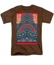 Rubino Blue Zen Namaste - Men's T-Shirt  (Regular Fit) Men's T-Shirt (Regular Fit) Pixels Coffee Small 