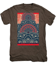 Rubino Blue Zen Namaste - Men's Premium T-Shirt Men's Premium T-Shirt Pixels Mocha Heather Small 