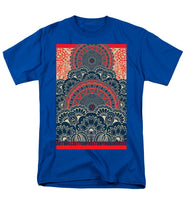 Rubino Blue Zen Namaste - Men's T-Shirt  (Regular Fit) Men's T-Shirt (Regular Fit) Pixels Royal Small 