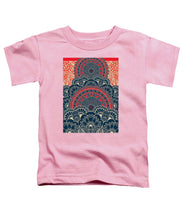 Rubino Blue Zen Namaste - Toddler T-Shirt Toddler T-Shirt Pixels Pink Small 