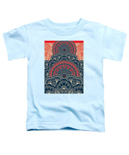 Rubino Blue Zen Namaste - Toddler T-Shirt Toddler T-Shirt Pixels Light Blue Small 
