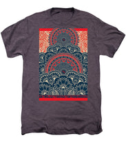 Rubino Blue Zen Namaste - Men's Premium T-Shirt Men's Premium T-Shirt Pixels Moth Heather Small 