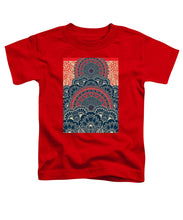 Rubino Blue Zen Namaste - Toddler T-Shirt Toddler T-Shirt Pixels Red Small 