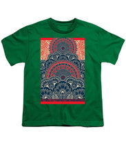 Rubino Blue Zen Namaste - Youth T-Shirt Youth T-Shirt Pixels Kelly Green Small 