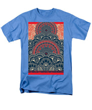 Rubino Blue Zen Namaste - Men's T-Shirt  (Regular Fit) Men's T-Shirt (Regular Fit) Pixels Carolina Blue Small 