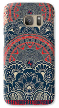 Rubino Blue Zen Namaste - Phone Case Phone Case Pixels Galaxy S7 Case  