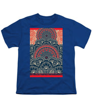 Rubino Blue Zen Namaste - Youth T-Shirt Youth T-Shirt Pixels Royal Small 