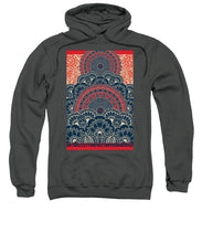 Rubino Blue Zen Namaste - Sweatshirt Sweatshirt Pixels Charcoal Small 