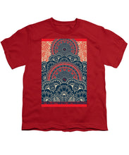 Rubino Blue Zen Namaste - Youth T-Shirt Youth T-Shirt Pixels Red Small 
