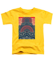 Rubino Blue Zen Namaste - Toddler T-Shirt Toddler T-Shirt Pixels Yellow Small 