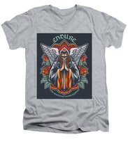 Rubino Brand Endure Social Distancing Pandemic Social Distancing Virus  - Men's V-Neck T-Shirt