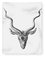 Rubino Buck Horns - Blanket Blanket Pixels 60" x 80" Sherpa Fleece 