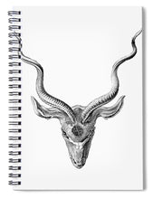 Rubino Buck Horns - Spiral Notebook Spiral Notebook Pixels 6" x 8"  