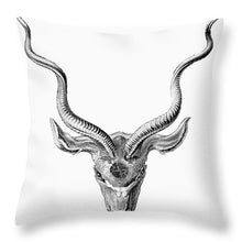 Rubino Buck Horns - Throw Pillow Throw Pillow Pixels 20" x 20" No 