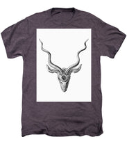 Rubino Buck Horns - Men's Premium T-Shirt Men's Premium T-Shirt Pixels Moth Heather Small 