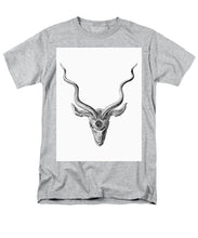 Rubino Buck Horns - Men's T-Shirt  (Regular Fit) Men's T-Shirt (Regular Fit) Pixels Heather Small 