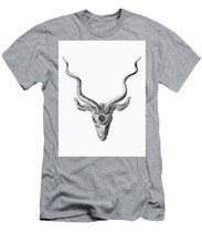 Rubino Buck Horns - Men's T-Shirt (Athletic Fit) Men's T-Shirt (Athletic Fit) Pixels Heather Small 