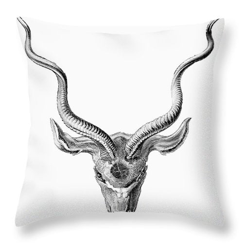 Rubino Buck Horns - Throw Pillow Throw Pillow Pixels 14