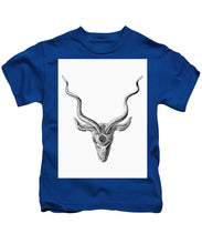 Rubino Buck Horns - Kids T-Shirt Kids T-Shirt Pixels Royal Small 