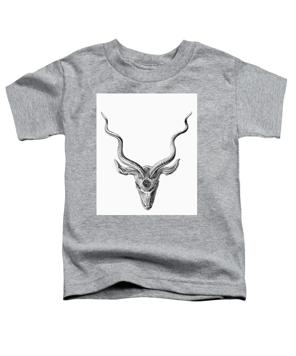 Rubino Buck Horns - Toddler T-Shirt Toddler T-Shirt Pixels Heather Small 
