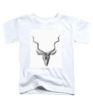 Rubino Buck Horns - Toddler T-Shirt Toddler T-Shirt Pixels White Small 