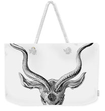 Rubino Buck Horns - Weekender Tote Bag Weekender Tote Bag Pixels 24" x 16" White 