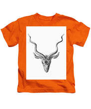 Rubino Buck Horns - Kids T-Shirt Kids T-Shirt Pixels Orange Small 