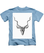 Rubino Buck Horns - Kids T-Shirt Kids T-Shirt Pixels Carolina Blue Small 