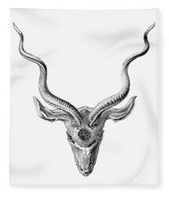 Rubino Buck Horns - Blanket Blanket Pixels 50" x 60" Plush Fleece 