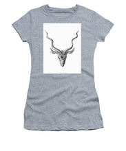Rubino Buck Horns - Women's T-Shirt (Athletic Fit) Women's T-Shirt (Athletic Fit) Pixels Heather Small 