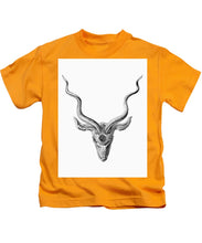 Rubino Buck Horns - Kids T-Shirt Kids T-Shirt Pixels Gold Small 
