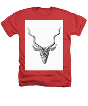 Rubino Buck Horns - Heathers T-Shirt Heathers T-Shirt Pixels Red Small 